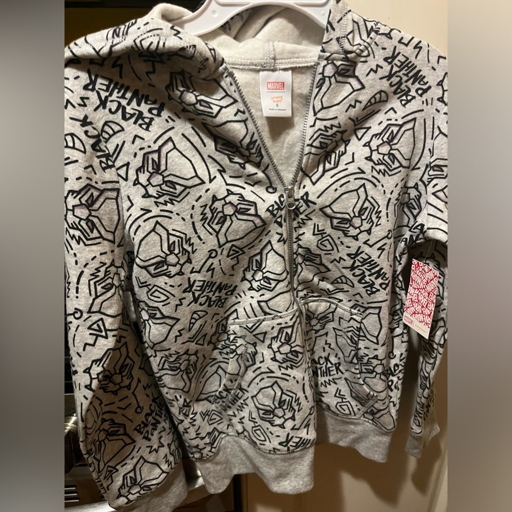 Marvel Black Panther Full Zip Hoodie.